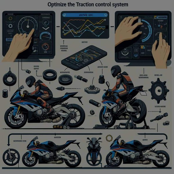 Comment optimiser le système de contrôle de traction d'une BMW S1000XR pour une utilisation mixte ?