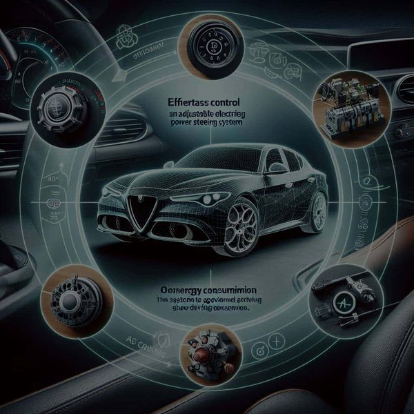 Quels sont les bénéfices d'une direction assistée électrique réglable dans une Alfa Romeo Giulietta?